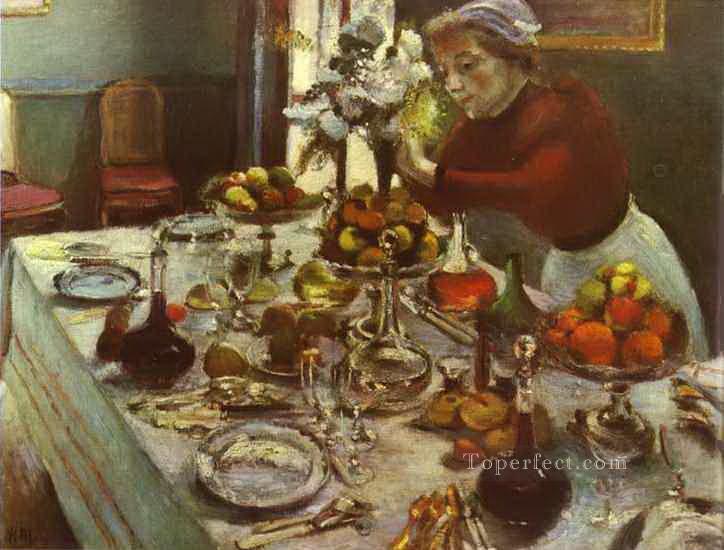 Mesa de comedor 1897 fauvismo abstracto Henri Matisse Pintura al óleo